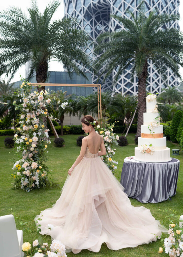 Grand Hyatt MacauWedding Fair bride in bridal gown