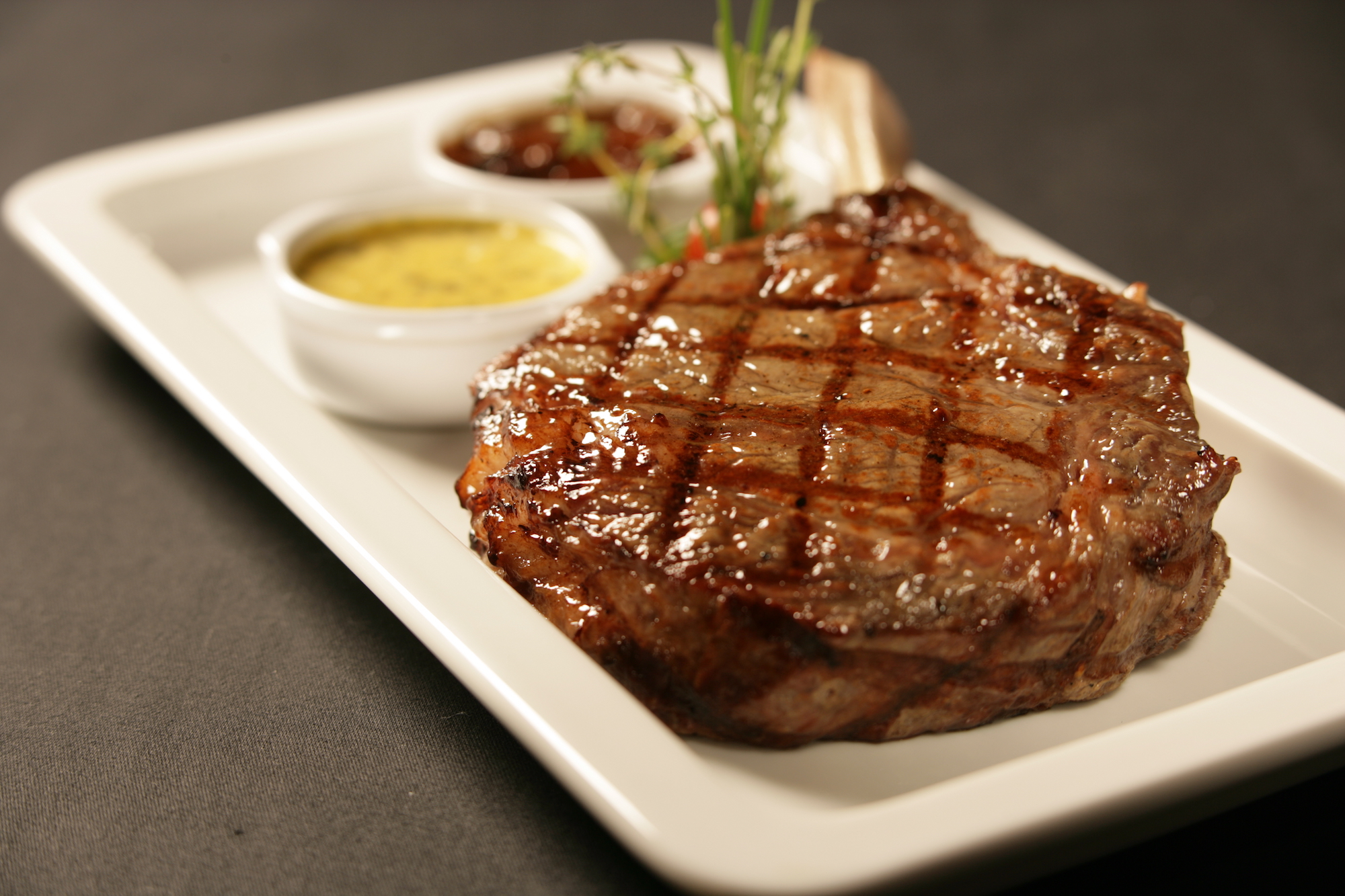 New Zealand Black Angus prime rib-eye at Copa Steakhouse Sands Macao