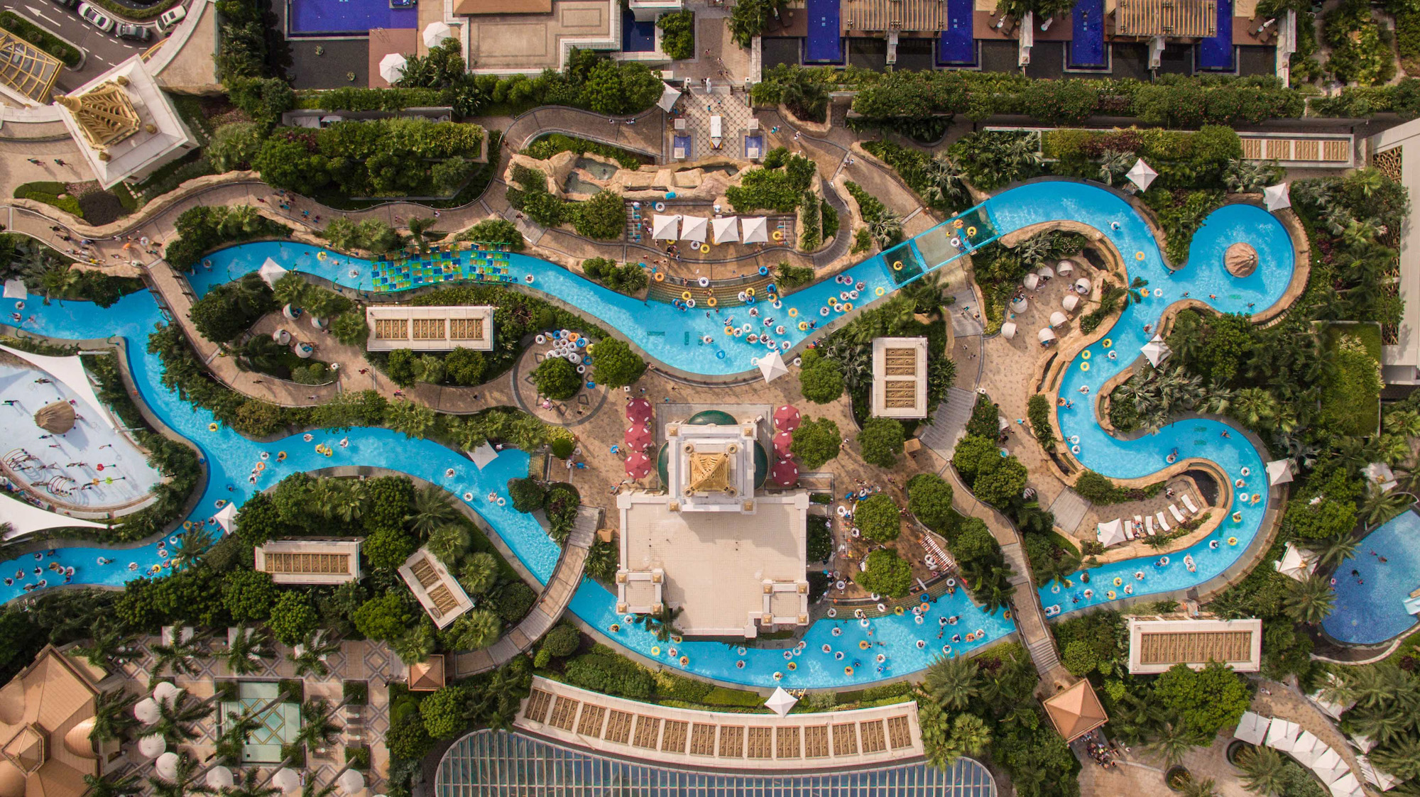Swimming Pool Galaxy Macau from Above july events macau