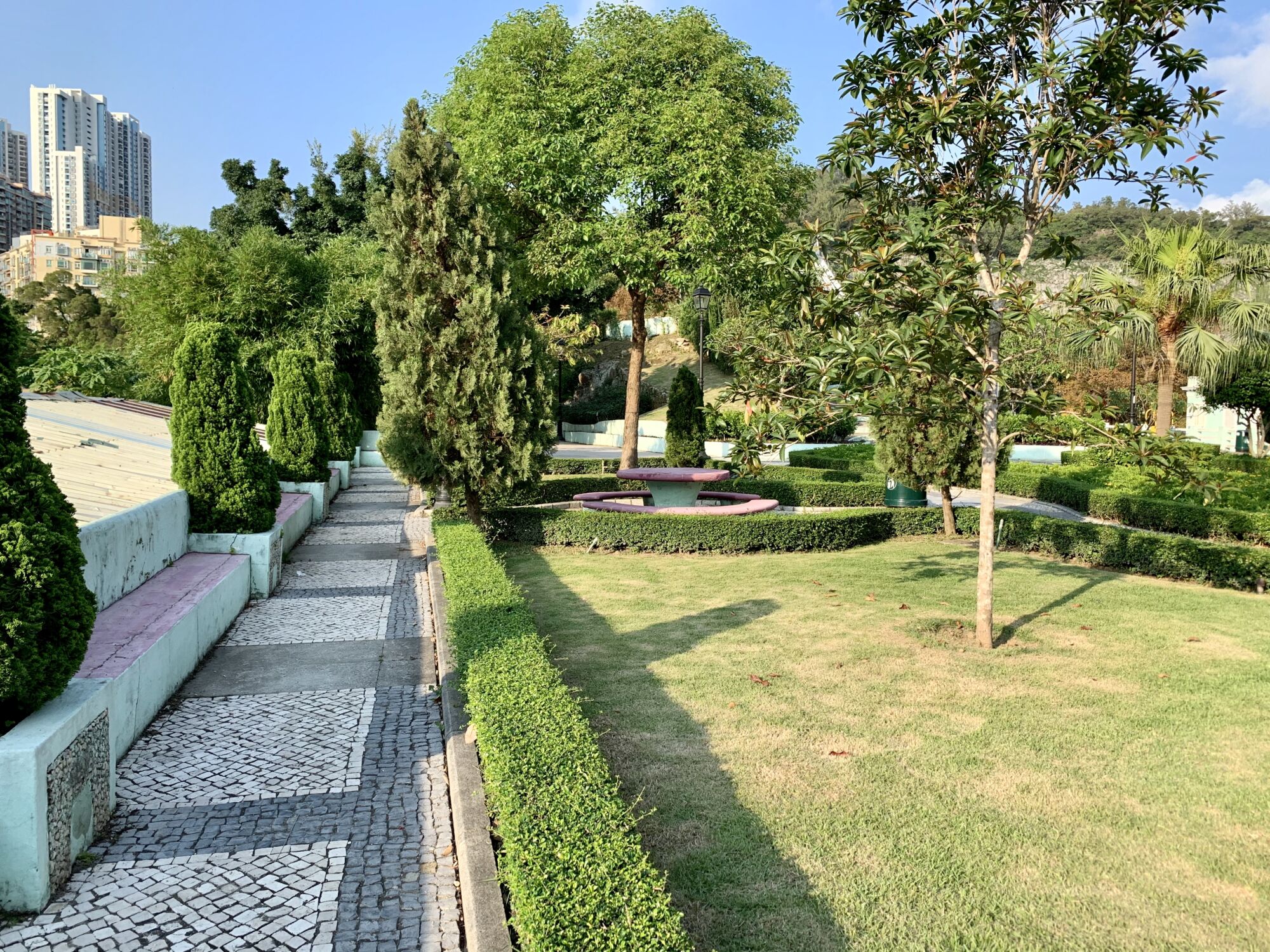 Carmo Municipal Garden Lawned Area Macau Lifestyle