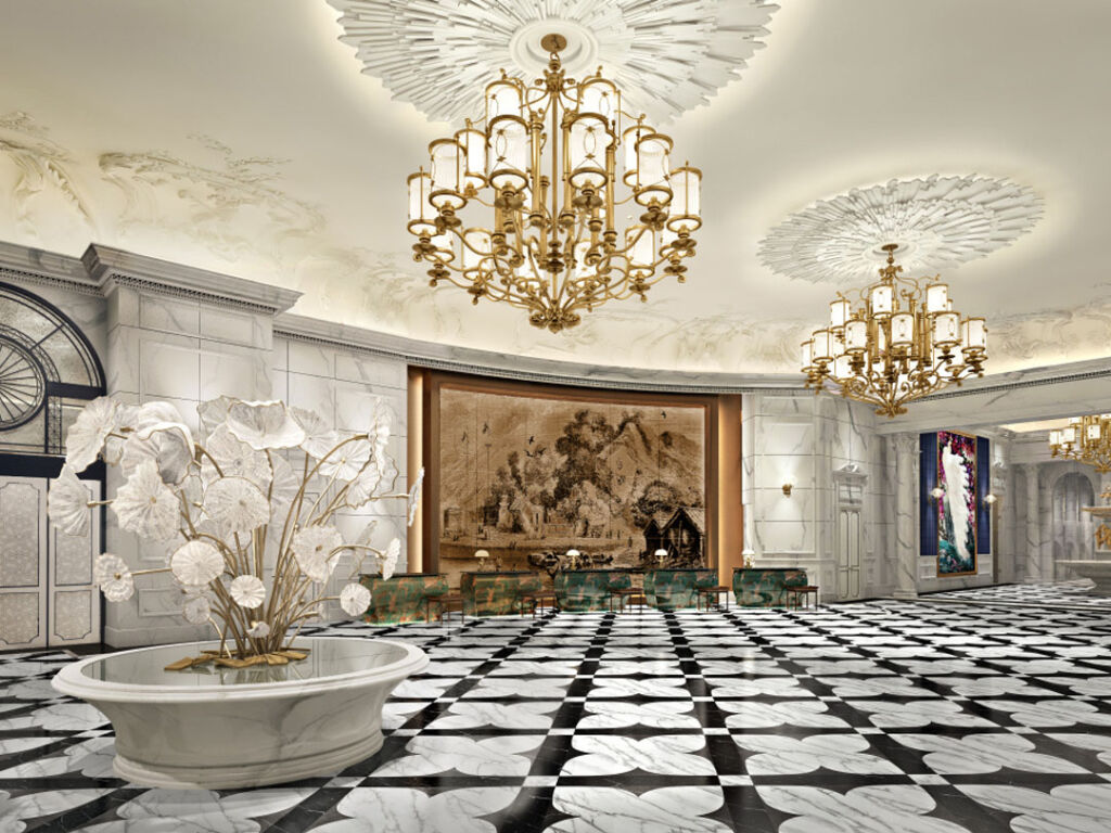 Grand Lisboa Palace Macau Interior Lobby