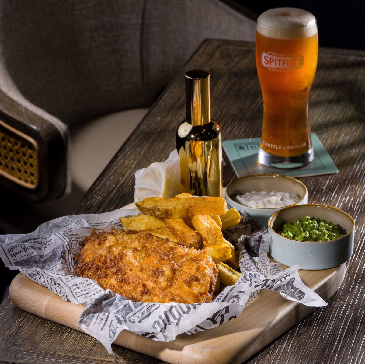 The Conservatory beer battered fish and chips