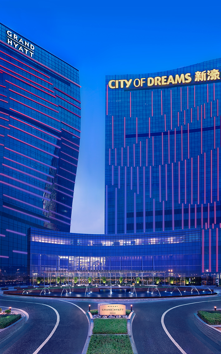 Grand Hyatt Macau Exterior Night Shot