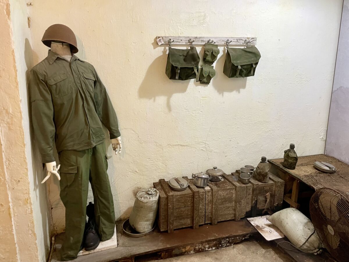 Guia tunnels military memorabilia