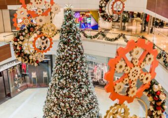 Macau Christmas trees one central