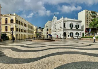 Senado square getting around Macau with kids