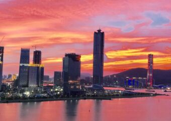 Hengqin during sunset